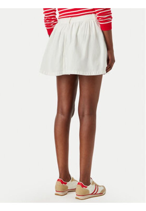 Tommy Jeans Spódnica mini DW0DW22971 Biały Relaxed Fit. Kolor: biały. Materiał: bawełna