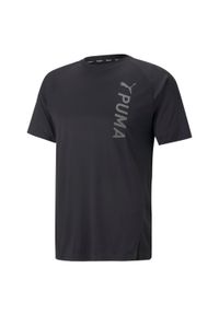 Puma - Koszulka fitness męska PUMA Fit Tee. Kolor: wielokolorowy, czarny, szary. Sport: fitness