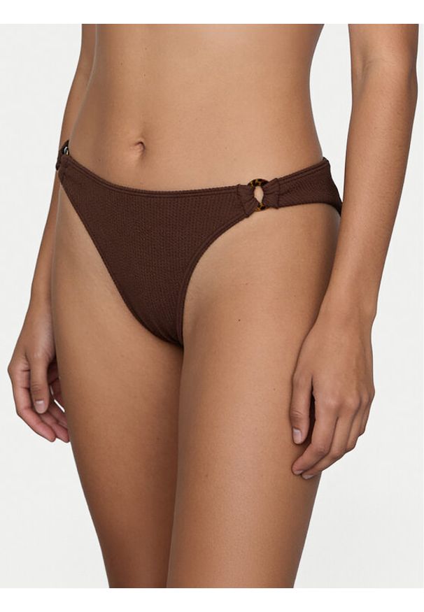 Roxy Dół od bikini Roxy Sunshine ERJX405232 Brązowy. Kolor: brązowy. Materiał: syntetyk