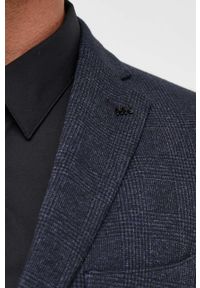 Michael Kors marynarka męska kolor granatowy. Kolor: niebieski. Materiał: materiał #3