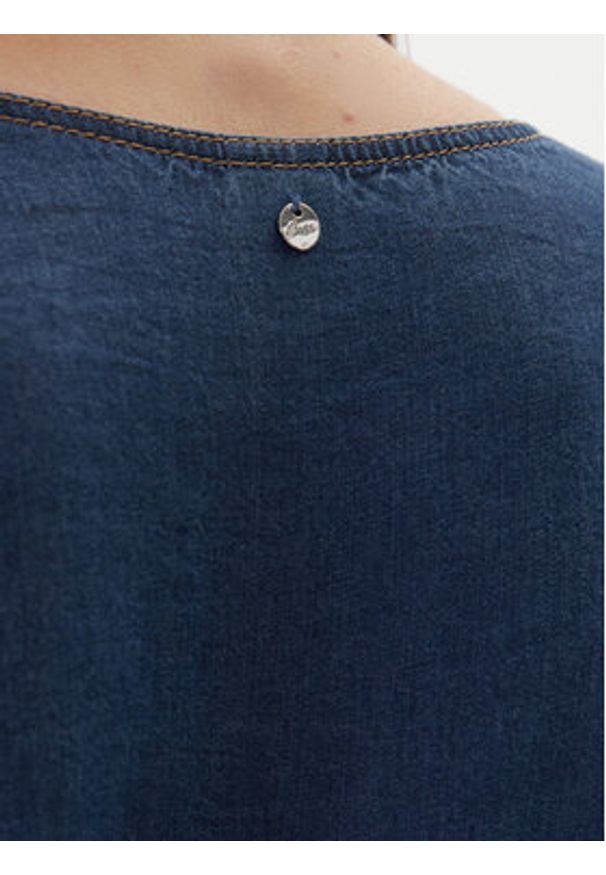 BOSS Sukienka jeansowa C_Dardy 50559071 Niebieski Relaxed Fit. Kolor: niebieski. Materiał: lyocell