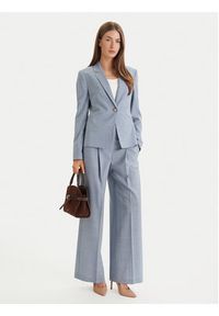 BOSS Marynarka Jia 9 50542010 Niebieski Slim Fit. Kolor: niebieski. Materiał: wełna #6