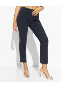 SEDUCTIVE - Spodnie jeansowe 7/8. Kolor: czarny. Styl: klasyczny