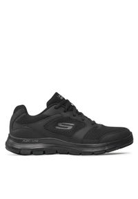skechers - Skechers Sneakersy Flex Advantage 4.0 232225/BBK Czarny. Kolor: czarny. Materiał: materiał #1