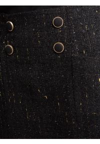 Big-Star - Spódnica damska mini z dodatkiem wełny czarna Felicia 906. Kolor: czarny. Materiał: wełna. Sezon: zima, jesień. Styl: elegancki, klasyczny #7