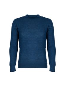 Xagon Man Sweter | A2181 J1 1215 | Mężczyzna | Niebieski. Okazja: na co dzień. Kolor: niebieski. Materiał: wełna, wiskoza, akryl. Styl: casual #1