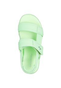 skechers - Sandały Skechers Uno Lite Sandal-sunn, Dzieci. Kolor: zielony. Materiał: syntetyk, materiał