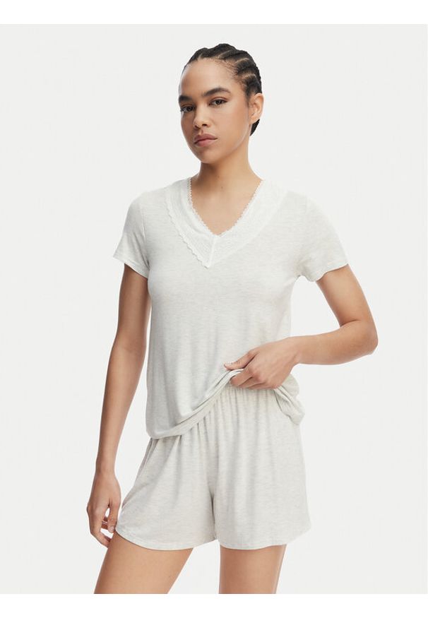 YSABEL MORA - Ysabel Mora Piżama 10823 Szary jasny Regular Fit. Kolor: szary. Materiał: wiskoza