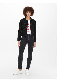 only - ONLY Kurtka jeansowa 15192447 Czarny Regular Fit. Kolor: czarny. Materiał: bawełna, jeans #6