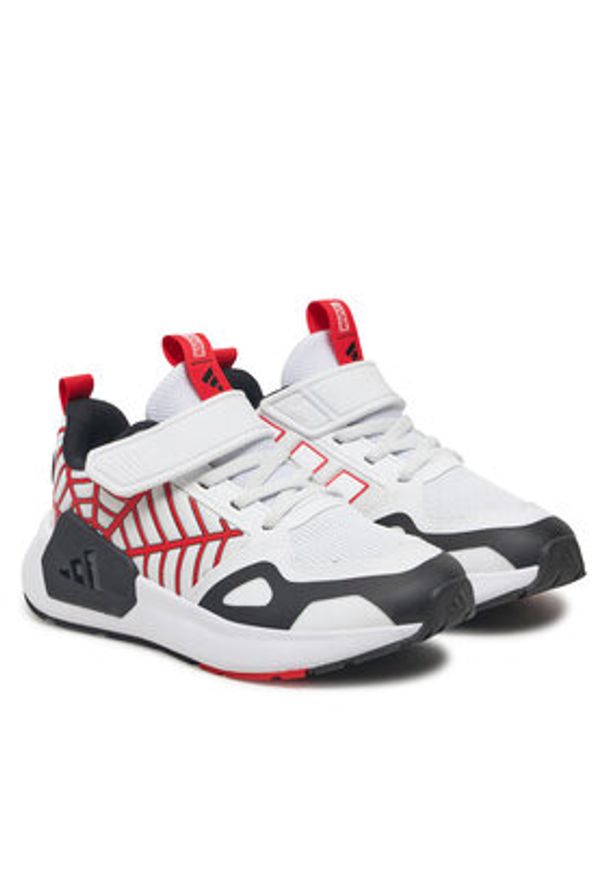 Adidas - adidas Sneakersy Marvel Spider-Man JS3494 Biały. Kolor: biały. Materiał: materiał. Wzór: motyw z bajki
