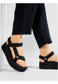 Teva Sandały Flatform Universal 1008844 Czarny. Kolor: czarny. Materiał: materiał #5