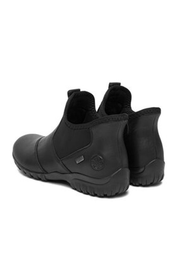 Rieker Botki CEO-L4677-00 Czarny. Kolor: czarny. Materiał: skóra
