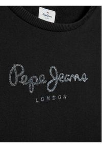 Pepe Jeans Sukienka dzianinowa Nurti PG951576 Czarny Regular Fit. Kolor: czarny. Materiał: bawełna #3