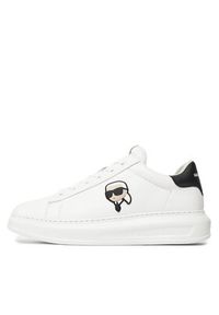 Karl Lagerfeld - KARL LAGERFELD Sneakersy KL52530N Biały. Kolor: biały. Materiał: skóra #6