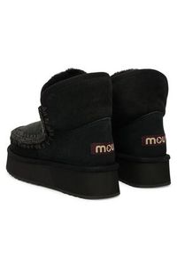 Mou Śniegowce MU.FW681010A Czarny. Kolor: czarny. Materiał: zamsz, skóra #3