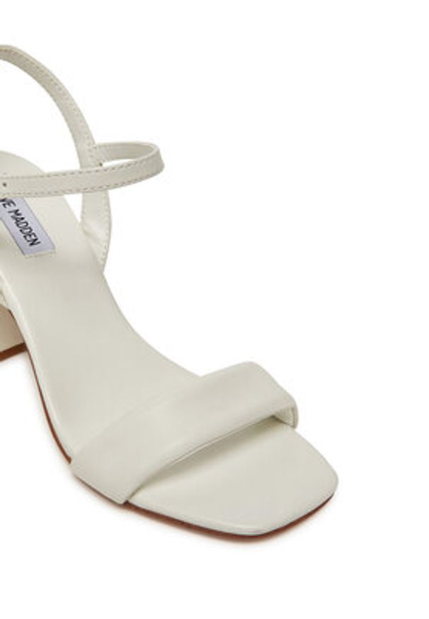 Steve Madden Sandały Mareena SM11003691 Biały. Kolor: biały. Materiał: skóra
