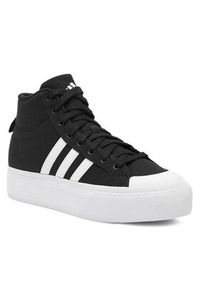Adidas - adidas Sneakersy Bravada 2.0 Mid Platform IE2317 Czarny. Kolor: czarny. Materiał: materiał. Obcas: na platformie #7