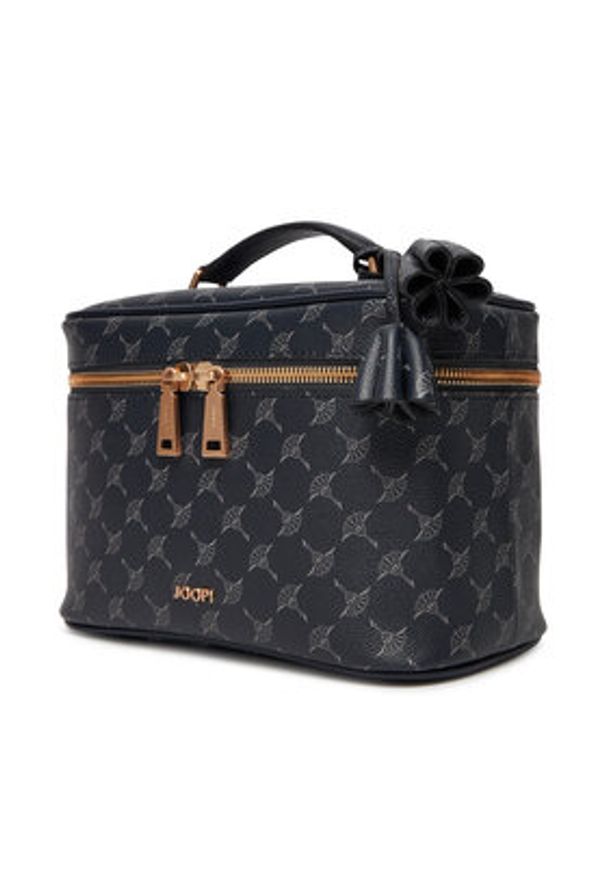 JOOP! Kosmetyczka Flora 4140006150 Czarny. Kolor: czarny. Materiał: skóra