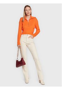 Cotton On Sweter 2055180 Pomarańczowy Regular Fit. Kolor: pomarańczowy. Materiał: wiskoza #5