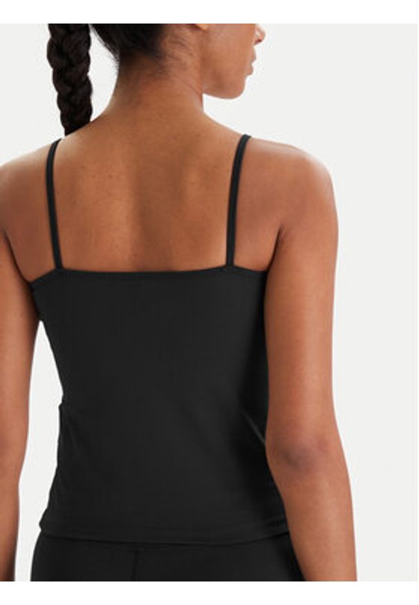 Guess Top V6RP14 KD952 Czarny Slim Fit. Kolor: czarny. Materiał: syntetyk