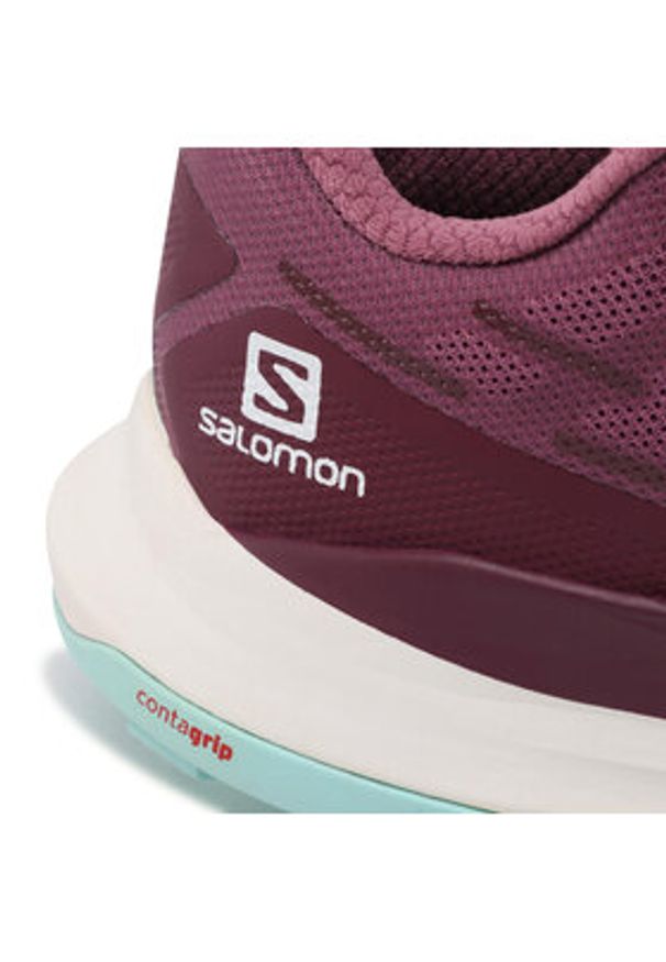 salomon - Salomon Buty do biegania Ultra Glide 415987 20 V0 Bordowy. Kolor: czerwony. Materiał: materiał