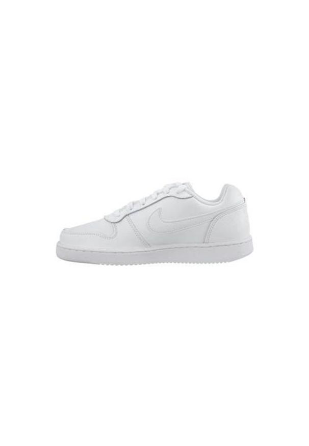 Buty do chodzenia dla dzieci Nike Wmns Ebernon Low. Zapięcie: sznurówki. Kolor: biały. Materiał: guma, skóra, syntetyk, materiał, tkanina. Szerokość cholewki: normalna. Sport: turystyka piesza
