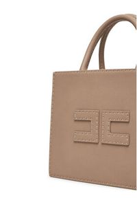 Elisabetta Franchi Torba q-roa-36116 Szary. Kolor: beżowy. Materiał: skórzane