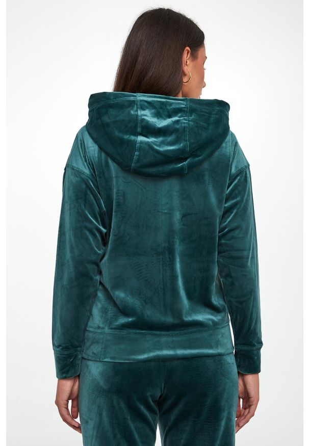 Bluza damska welurowa DKNY. Materiał: welur