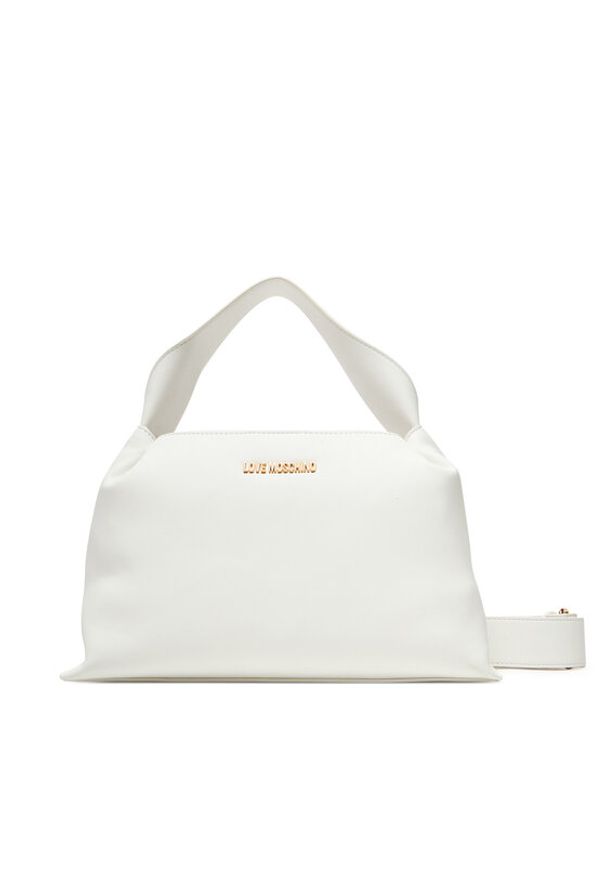 Love Moschino - LOVE MOSCHINO Torebka JC4278PP0MKI0100 Biały. Kolor: biały. Materiał: skórzane