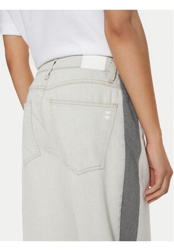 Please Jeansy P2ZBCJ8CA6 Beżowy Relaxed Fit. Kolor: beżowy