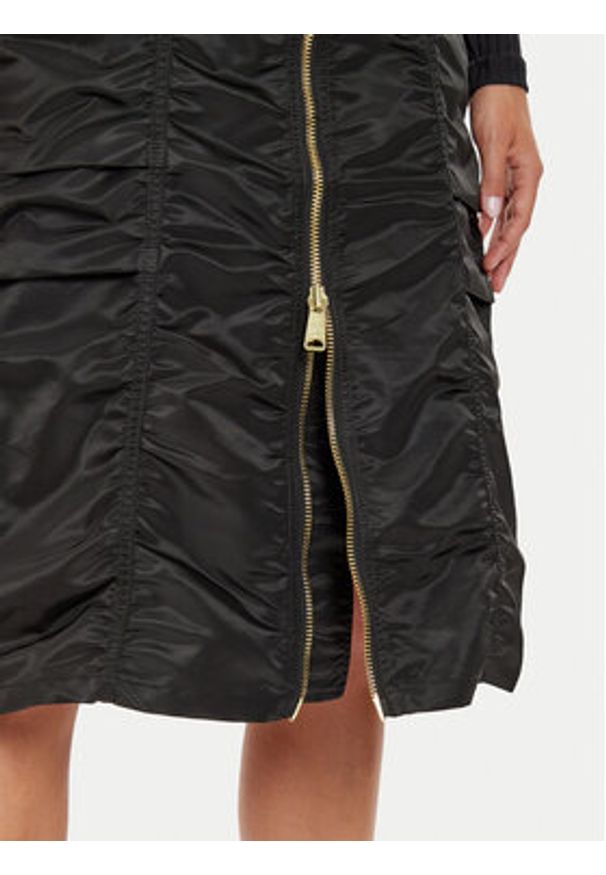 Alpha Industries Spódnica midi 148067 Czarny Regular Fit. Kolor: czarny. Materiał: syntetyk