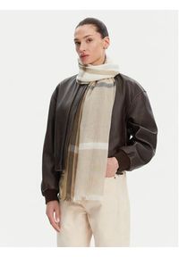 Barbour Szal Maisy LSC0469BE32 Beżowy. Kolor: beżowy. Materiał: wełna