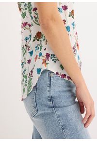 bonprix - Bluzka koszulowa. Kolor: biały. Długość rękawa: krótki rękaw. Długość: krótkie #2