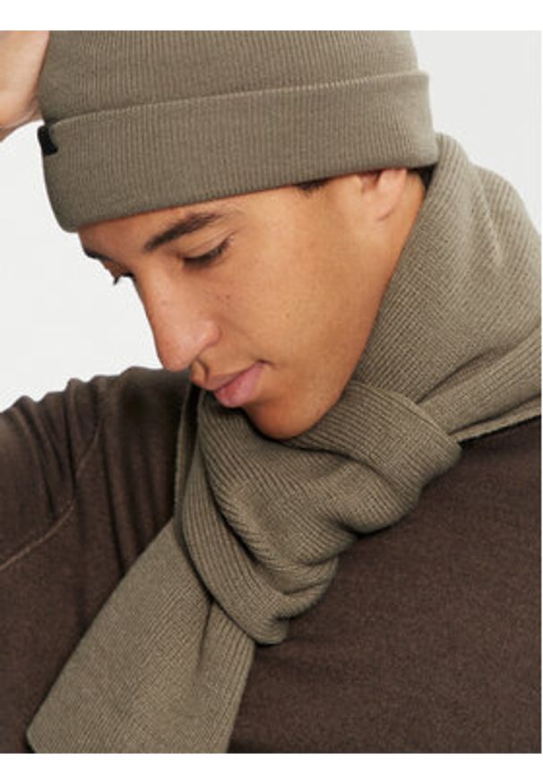 Jack & Jones Zestaw Szalik i Czapka 12163827 Zielony. Kolor: zielony. Materiał: akryl