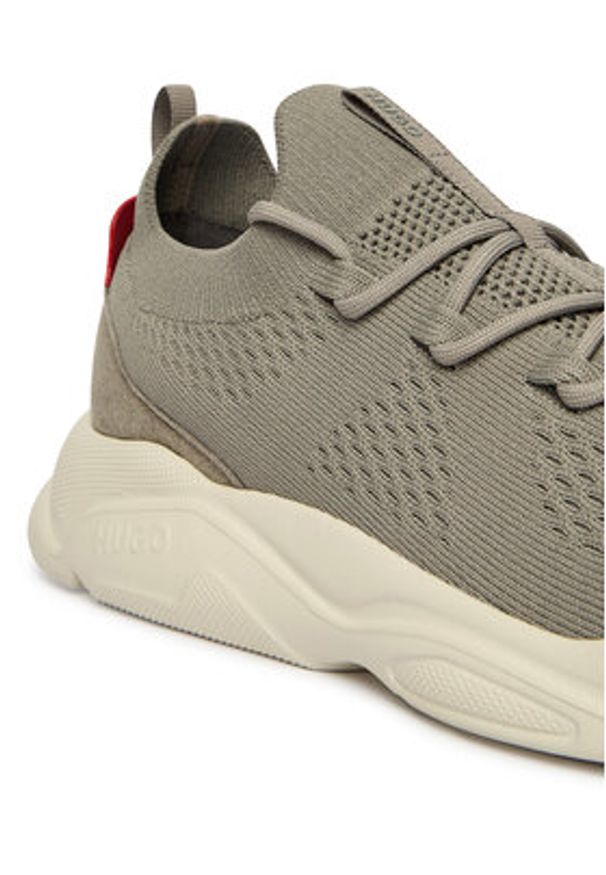 Hugo - HUGO Sneakersy Leon 50563493 Szary. Kolor: szary. Materiał: materiał
