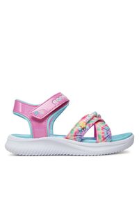 skechers - Sandały Skechers. Kolor: różowy
