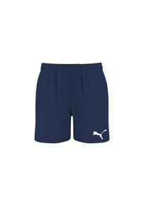 Kąpielówki męskie Puma, Mid Shorts, Granatowe. Kolor: niebieski. Materiał: poliester #1