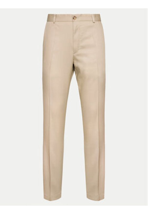 JOOP! Chinosy Hank 30042199 Beżowy Slim Fit. Kolor: beżowy. Materiał: lyocell