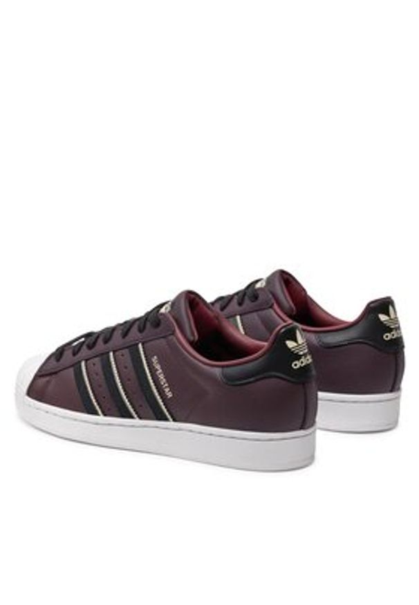 Adidas - adidas Sneakersy Superstar Shoes HP2856 Bordowy. Kolor: czerwony. Materiał: skóra. Model: Adidas Superstar