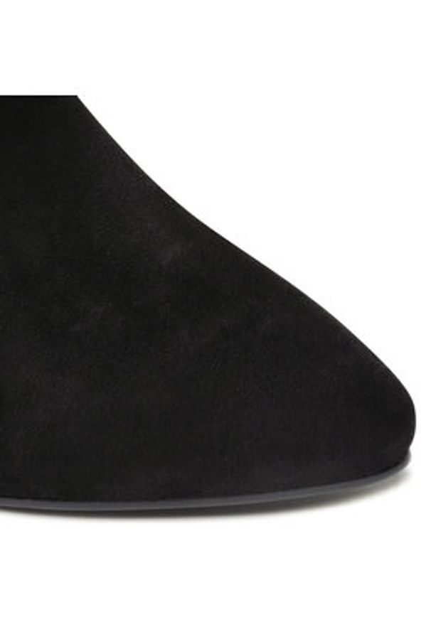 DeeZee Botki WYL2299-10 Czarny. Kolor: czarny. Materiał: materiał