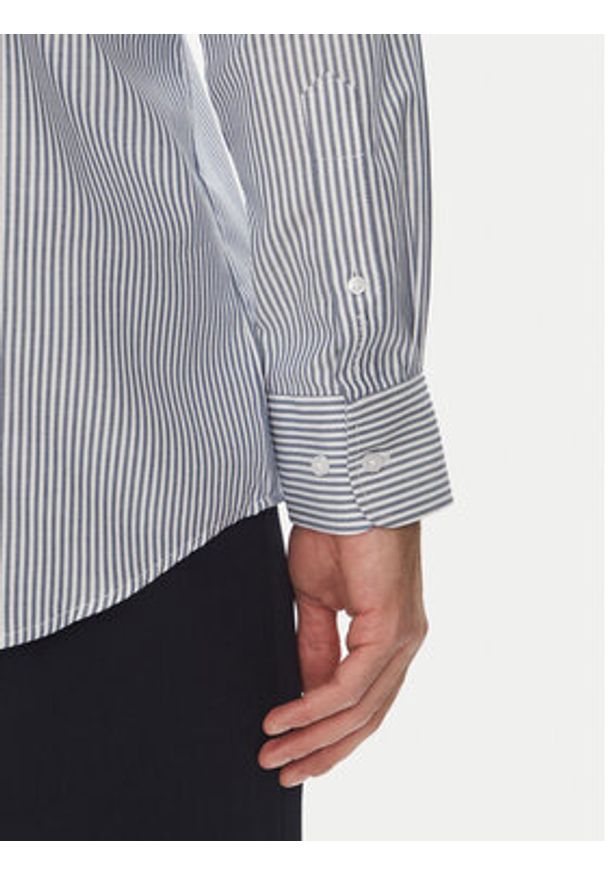 Pierre Cardin Koszula C6 11004.0406 Niebieski Modern Fit. Kolor: niebieski. Materiał: bawełna