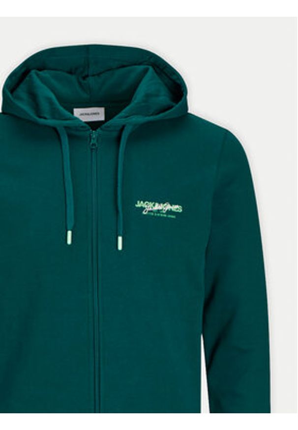 Jack & Jones - Jack&Jones Bluza Alvis 12256847 Zielony Standard Fit. Kolor: zielony. Materiał: bawełna, syntetyk