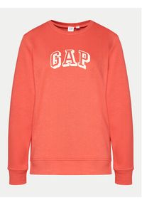 GAP - Gap Bluza 885586-00 Koralowy Regular Fit. Kolor: pomarańczowy. Materiał: syntetyk