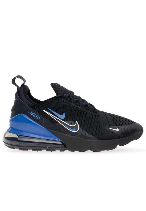Buty Nike Air Max 270 GS FB8032-001 - czarne. Kolor: czarny. Materiał: materiał, tkanina, syntetyk, guma. Szerokość cholewki: normalna. Model: Nike Air Max