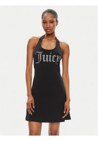 Juicy Couture Sukienka letnia Hector JCWED24311 Czarny Slim Fit. Kolor: czarny. Materiał: syntetyk, bawełna. Sezon: lato