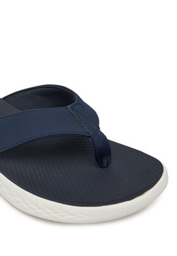 skechers - Skechers Japonki On-The-Go 600-Vacay 140702/NVY Granatowy. Kolor: niebieski. Materiał: materiał