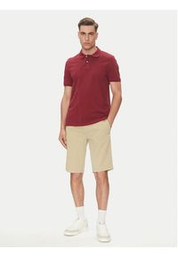 Robe di Kappa Szorty materiałowe Oris 600BTI0 Beżowy Slim Fit. Kolor: beżowy. Materiał: bawełna
