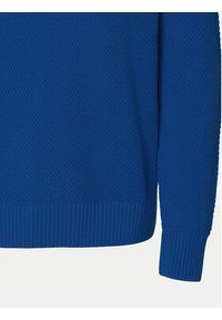 Selected Homme Sweter 16094552 Niebieski Relaxed Fit. Kolor: niebieski. Materiał: bawełna #2