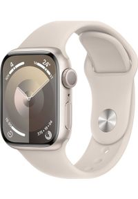 APPLE - Smartwatch Apple Apple Watch Series 9 41 mm Cyfrowy 352 x 430 px Ekran dotykowy Beżowy Wi-Fi GPS. Rodzaj zegarka: smartwatch. Kolor: beżowy