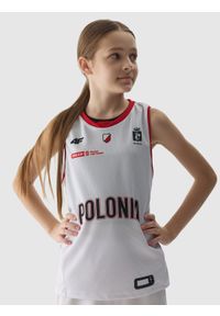 4f - Tank top replika domowy z sezonu 2023/24 dziecięcy 4F x Polonia Warszawa - multikolor. Kolor: wielokolorowy. Materiał: dzianina #1